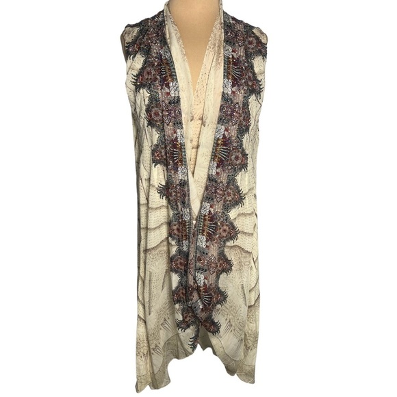 Camilla With Both Hands multi wear crystal embellished long silk vest - Picture 9 of 15